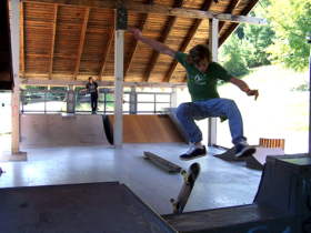 Woodbury Ski Area's skate park.