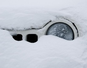 Up to 8 inches of new snow fell overnight Jan. 17-18 across Central New England.