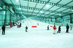 The indoor ski run at Snowhall, Amneville