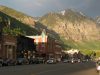 Looking down Telluride's Main Street.