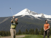 Golf at Big Sky below Lone Peak. 