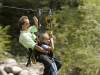 Soaring at Tall Timber Resort across the Animas River.