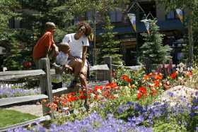 Families enjoy visiting Winter Park for summer activities.