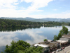 Lake Placid and the Adirondack high peaks.