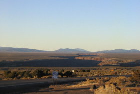 The Rio Grande Gorge near Taos.