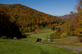 The Gary Player course at Snowshoe is one of the top resort golf courses in the country.