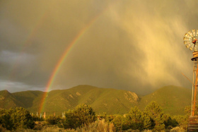 Taos NM Sangre de Christos rainbow TDCT.