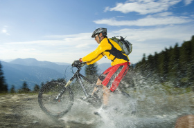 Mountain biking in Tignes