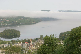 Tremblant's lake view.
