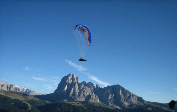 Paraglider in the Rhone Alpes