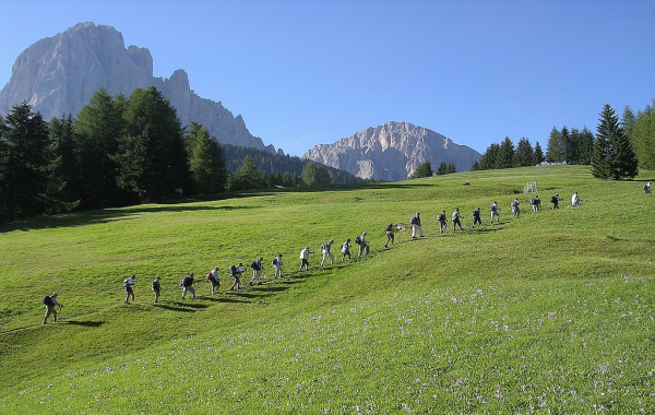Walking in Val Gardena