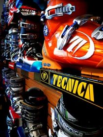 A properly fitted ski boot can help improve your skiing ability.
