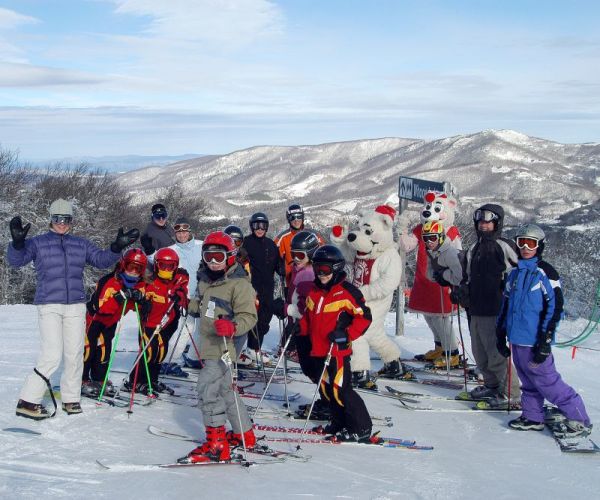 Skiers at Sugar Mountain, N.C. The Southeast suffered under drought conditions last season.