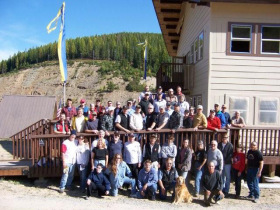 The 2008 NSP award-winning crew of the Lookout Pass, Idaho Ski Patrol.