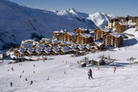 Ski slopes of Les Menuires.
