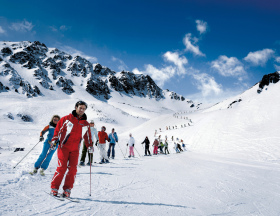 Learning at Corviglia Switzerland courtesy of Swiss Tourist Board.