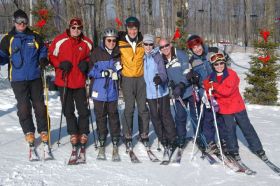 Canadian ski clubs whoop it up both on the slopes and back in town.
