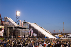 The big ramp from 2007's eSurance Icer Air event at San Francisco's AT&T Park.