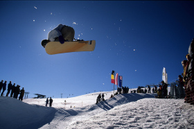Freestyle boarding is fun at Snow Park Kronplatz.
