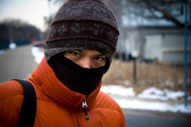 Neck gaiters help to keep your nose and face warmer.
