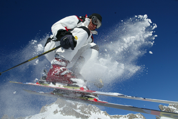 Ski jump in Serre Chevaliere.