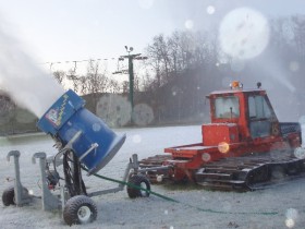 Cold temperatures are important for optimum snowmaking conditions.
