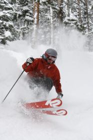 Rocky Mountain powder is a skier's dream. 