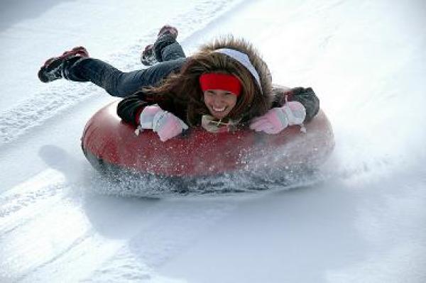 Tubing at Angel Fire, New Mexico.