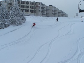 Powder at Snowshoe, W.Va.