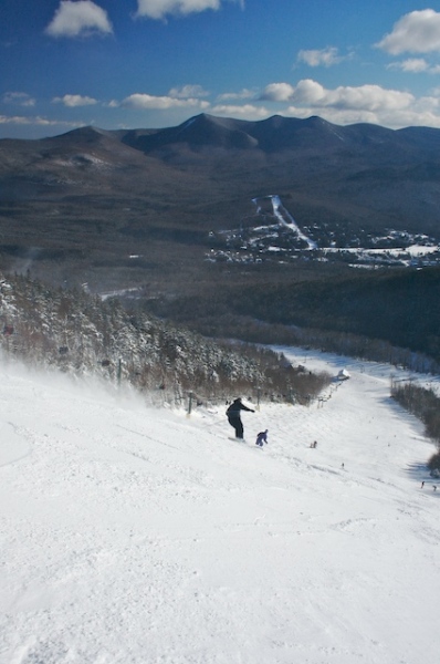 Cruising at Waterville Valley.