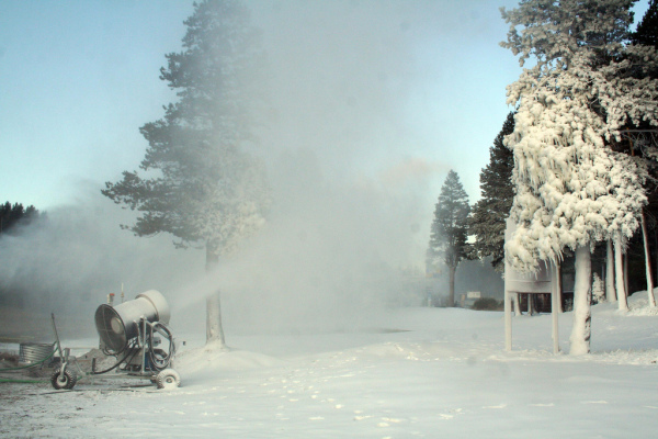 Boreal is first in Tahoe area to open.
