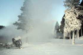 Boreal is first in Tahoe area to open.
