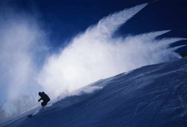 Snowmaking at Killington.