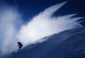 Snowmaking at Killington.