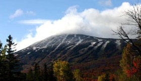 Early snow coats Sugarloaf trails.
