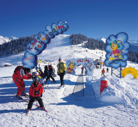 Murmli Children's Park at 2000 metres in Serfaus-Fiss-Ladis