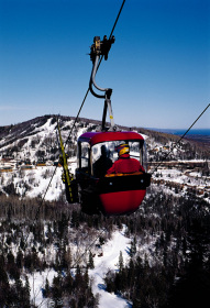 Scenic views from Lutsen Mountains.