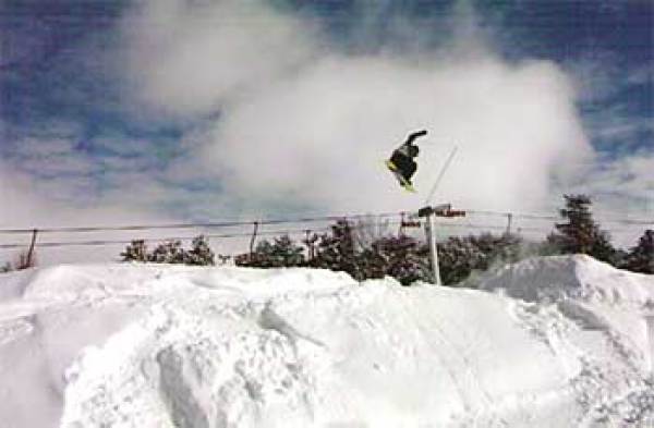 Getting big air at Sundown is easy to do.  