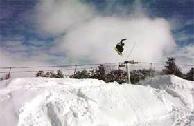 Getting big air at Sundown is easy to do.  