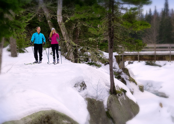 Nordic skiing at Bretton Woods.