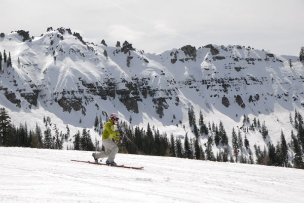 Going for a spin at Sugar Bowl.