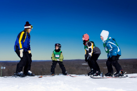 Learning to ski at Hidden Valley.