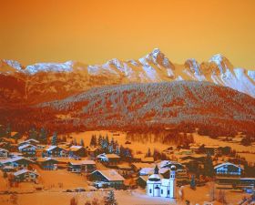 From the mountains above Seefeld