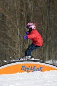 Rail riding at Smuggs.