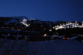Big White, BC at night.
