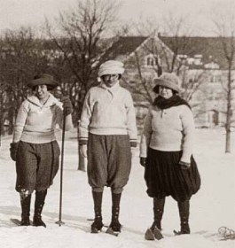 Skiing with women isn't all black and white