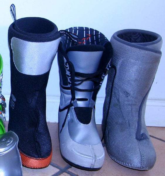 A selection of liners is available to revive your favorite ski boots.
