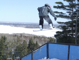 The view doesn't get much better when riding the rail than at Spirit Mountain.