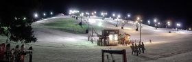 Friday night lights at Wilmot Mountain.