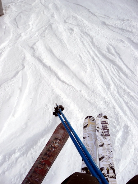 There's fresh snow here in the Midwest, oh yes.